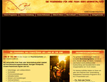 Tablet Screenshot of lord-of-the-fire.com